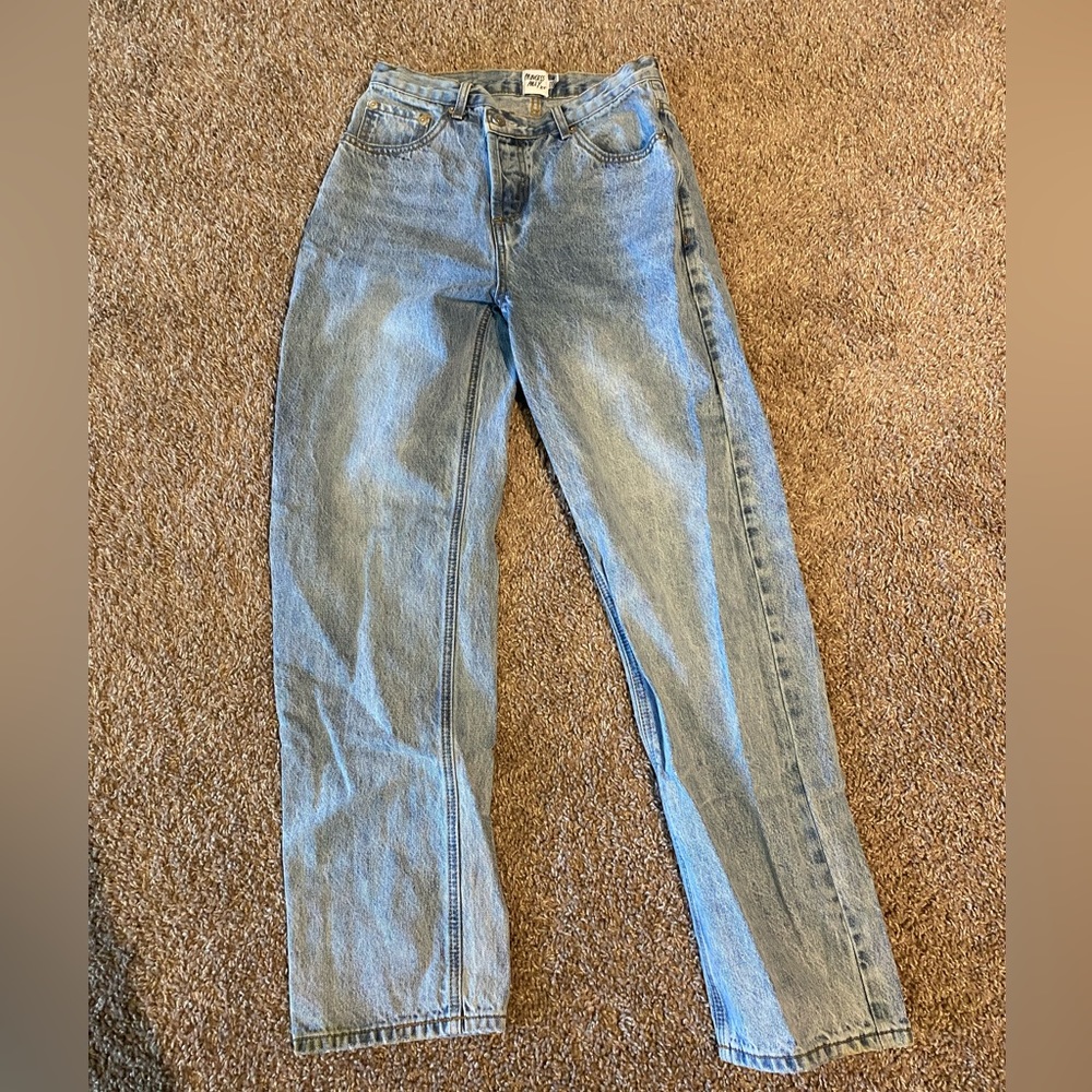 Princess Polly Asymmetric Straight Leg Jean